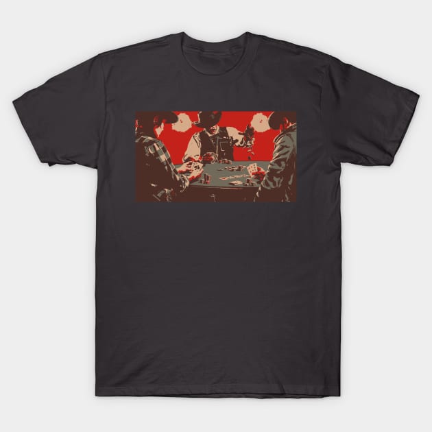 Cowboys Gambling T-Shirt by benayache